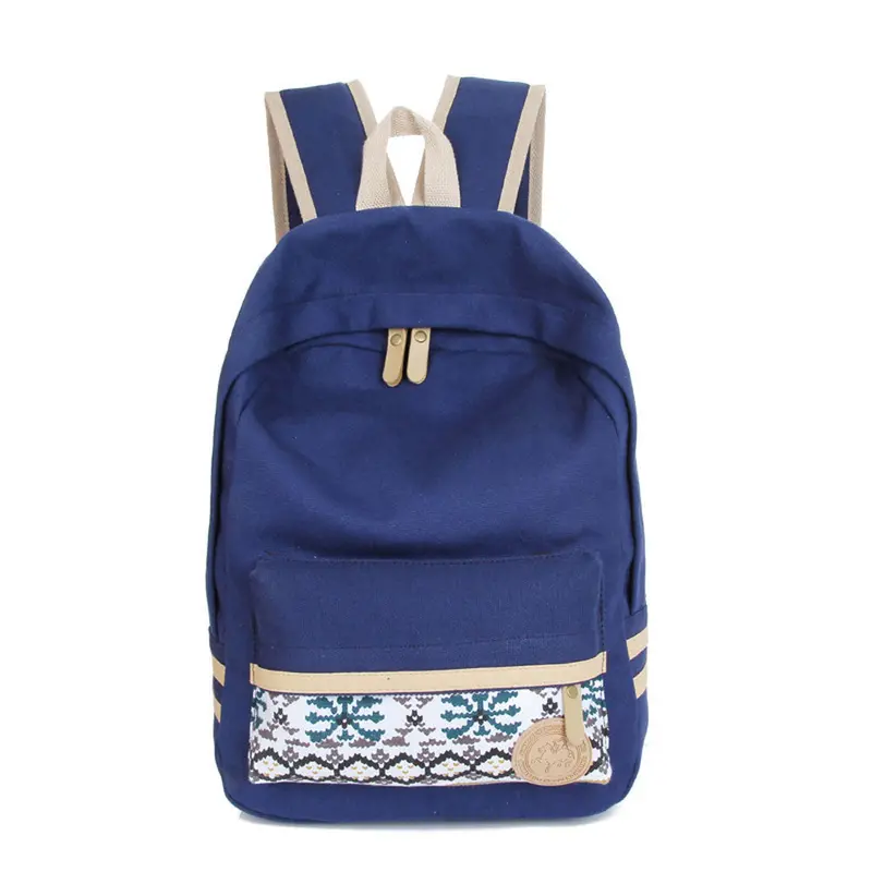 Forward Women Canvas Shoulder School Bag Bookbag Backpack Zipper Travel Rucksack Bag 3