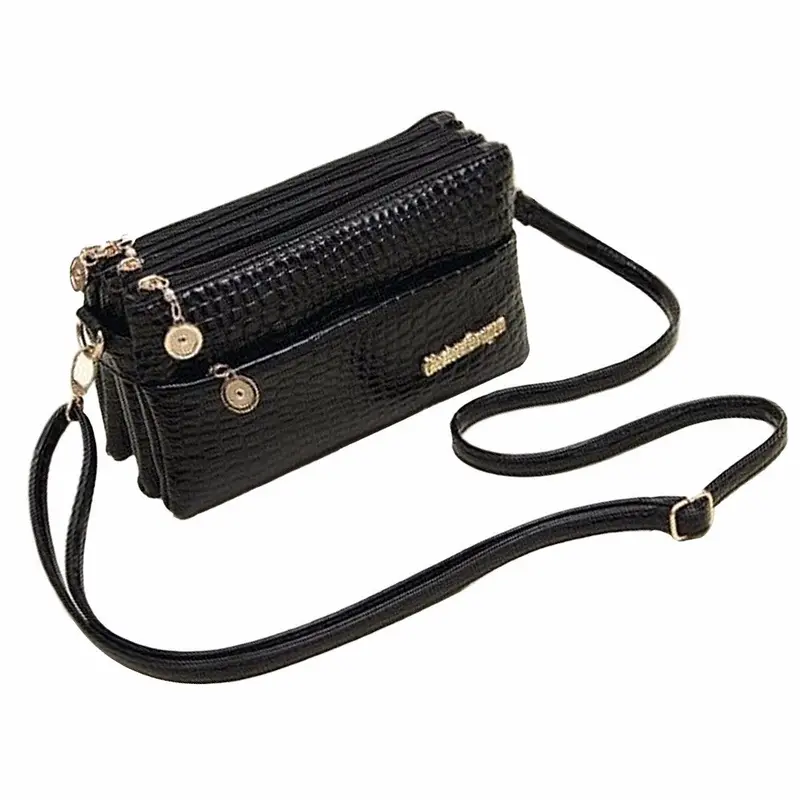 Forward Women Crocodile Leather Messenger Bag Shoulder Bag Hbag 3