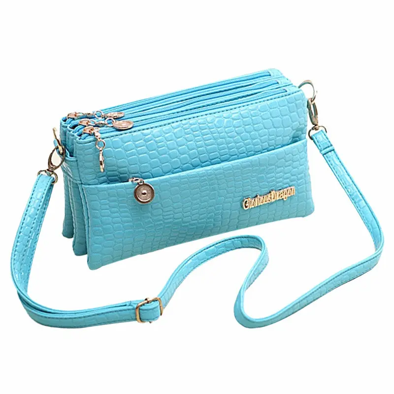 Forward Women Crocodile Leather Messenger Bag Shoulder Bag Hbag 4