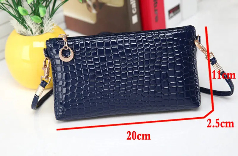 Forward Women Crocodile Leather Messenger Crossbody Clutch Shoulder Hbag 2