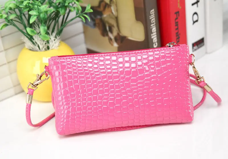 Forward Women Crocodile Leather Messenger Crossbody Clutch Shoulder Hbag 3