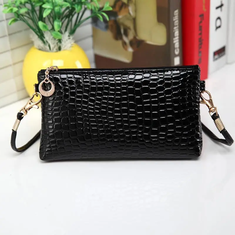 Forward Women Crocodile Pu Leather Messenger Bags Crossbody Clutch Shoulder Hbag 1