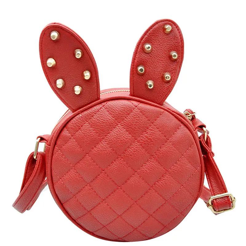 Forward Women Girl Rabbit Ear Leather Round Hbag Shoulder Messenger Bag Special Design 1