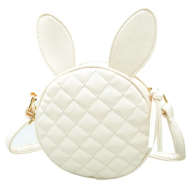 Forward Women Girl Rabbit Ear Round Pu Leather Hbag Shoulder Messenger Bags 3