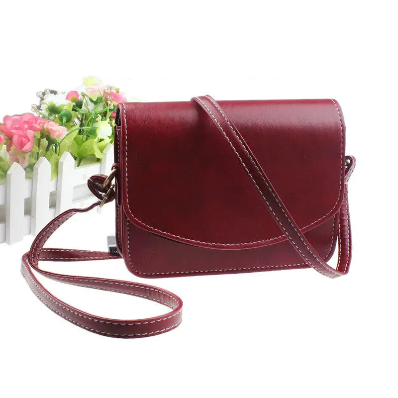 Forward Women Imitation Pu Leather Hbag Shoulder Bag Satchel Hbags Retro Messenger Clutch Tote Satchel 4