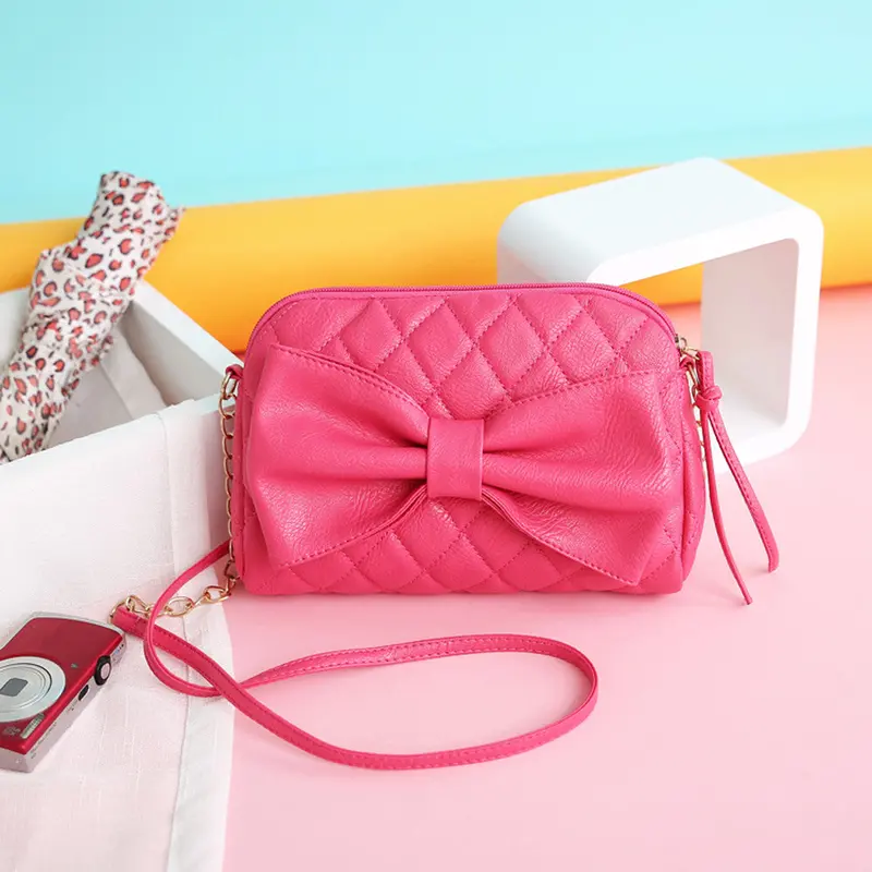 Forward Women Lady Bowknot Banquet Messenger Bag Leather Clutch Satchel Purse Shoulder Bags Hbag 2