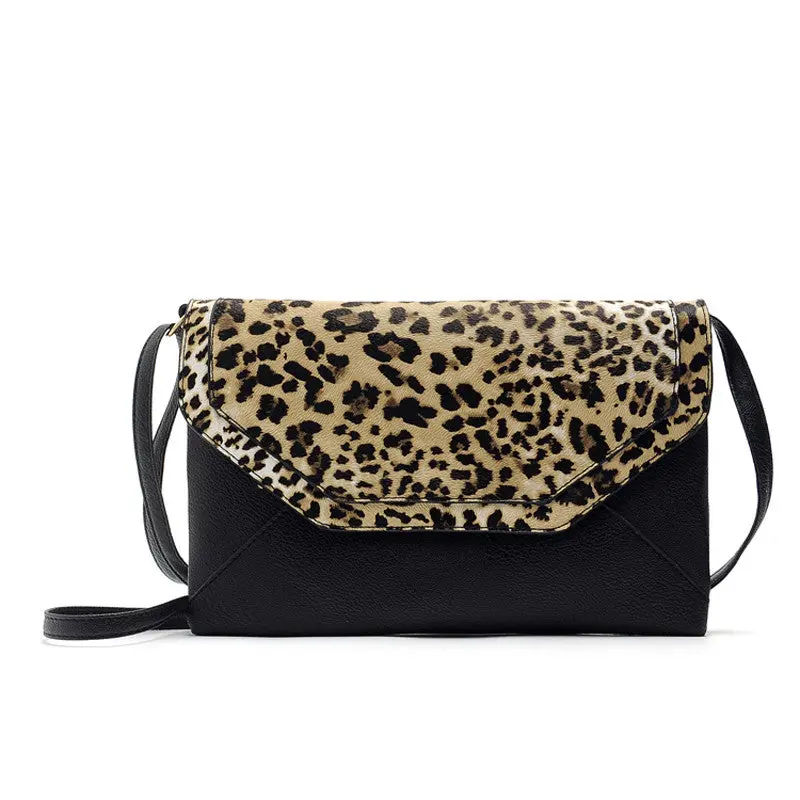 Forward Women Leopard Envelope Satchel Hbags Cross Body Shoulder Bags 2