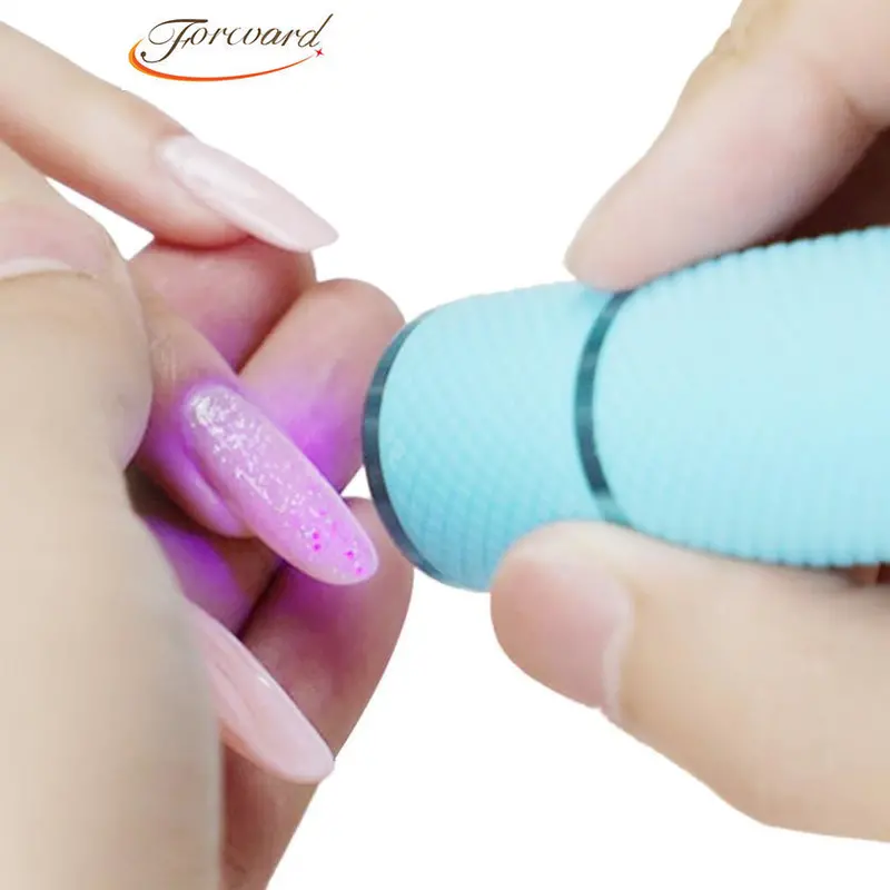 Forward Women Mini Portable 9 Led Nail Dryer Curing Nail Art Lamp Flashlight Torch For Uv Gel Nail Polish 2