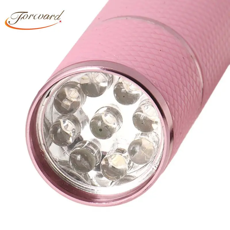 Forward Women Mini Portable 9 Led Nail Dryer Curing Nail Art Lamp Flashlight Torch For Uv Gel Nail Polish 3