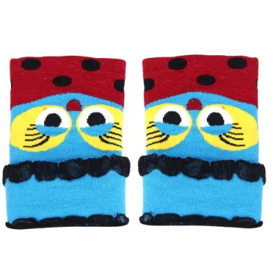 Forward Women Wool Warmer Owl Knitted Mitten Half-Finger Gloves Fast Shipping 1