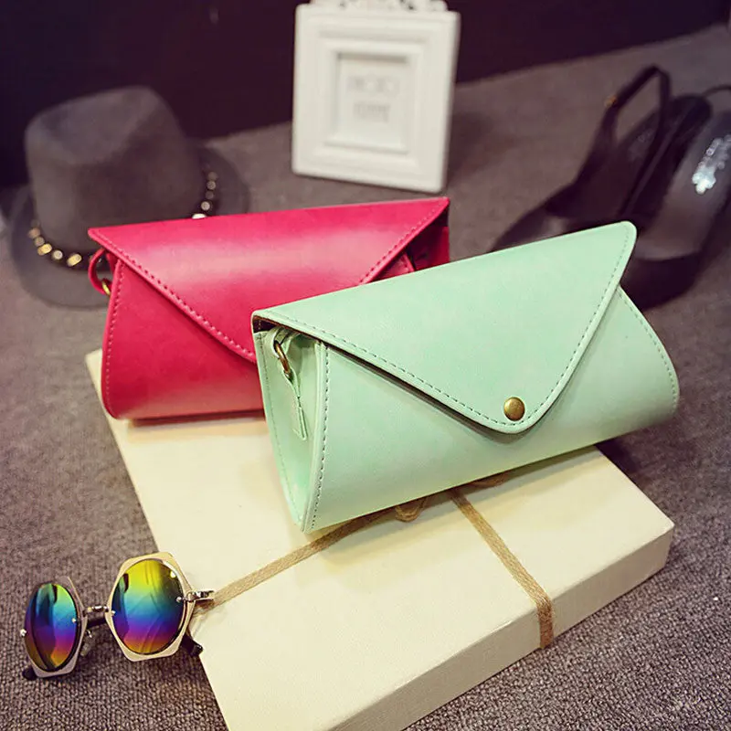 Forward Womens Lady Banquet Envelope Messenger Bag Pu Leather Satchel Lady Shoulder Bag Hbag Magnetic Buckle 1