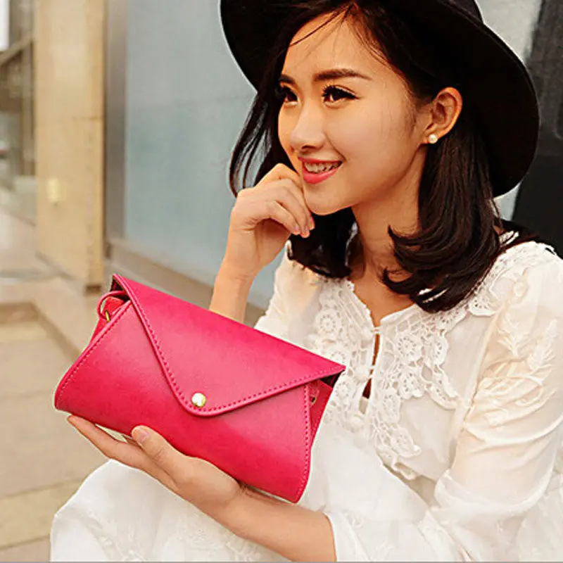 Forward Womens Lady Banquet Envelope Messenger Bag Pu Leather Satchel Lady Shoulder Bag Hbag Magnetic Buckle 2