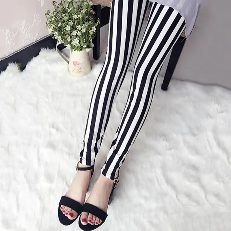 Four Seasonblack Bottom Wear Slim Stretch Leggings Thin Pants 4