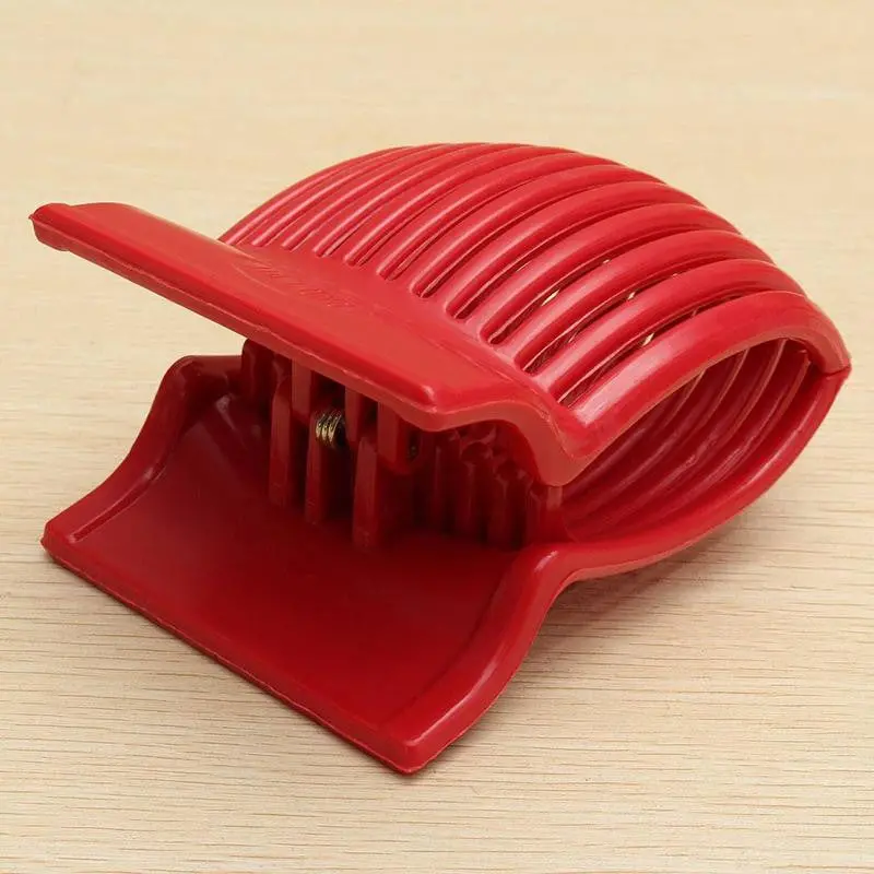 Free Ship Vegetable Onion Potato Fruit Cutter Peeler Tool Tomato Holder Slicer Knife Guide 71199 1