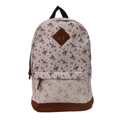 Fresh Floral Design Women Backpack School Teenagers Girls Preppy Style Bag Backpack Printing Bags 5