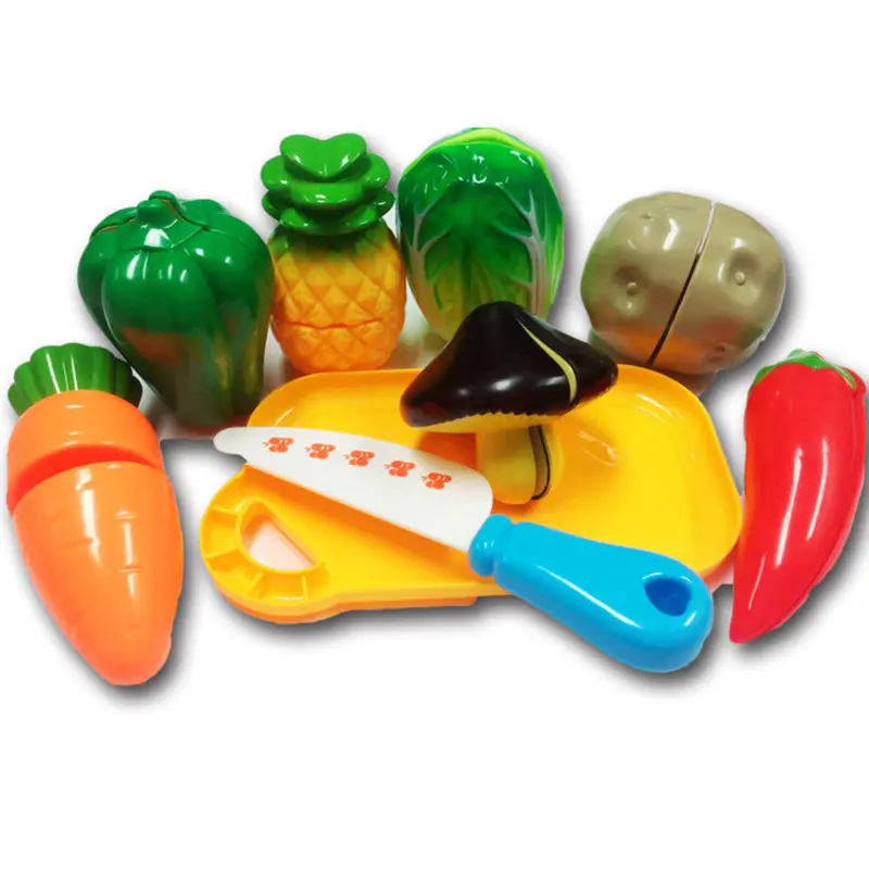 Fruit Vegetable Toys Plastic Abs Pretend Play Kids Kitchen Toys For Girls Food Play Toy Rom Color 1