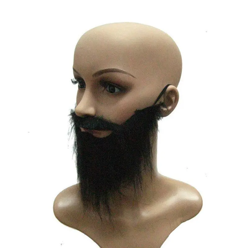 Funny Costume Fancy Party Halloween Beard Moustache Mustache Facial Hair Tool 69338 2