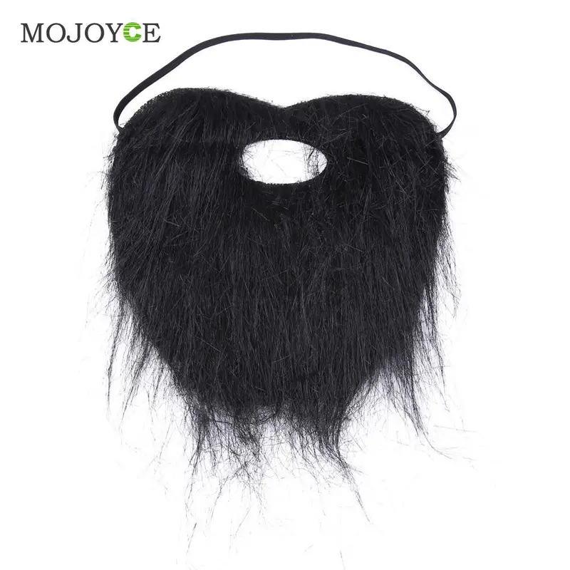Funny Costume Party Male Man Halloween Beard Facial Hair Mustache Artificial Beard Stick-On Tash Whisker Dress Party Joke 2