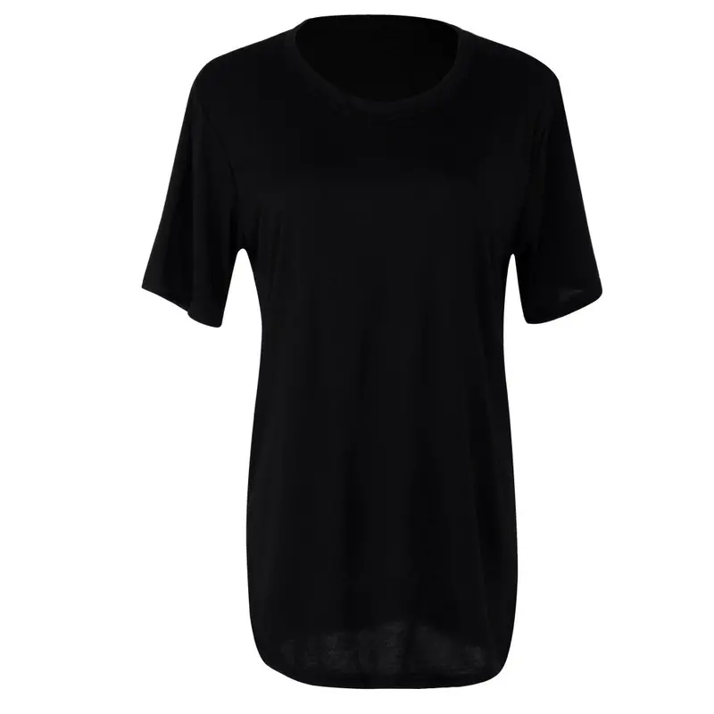 Funny Letter Print Couples Leisure Tops Sleeve O-Neck T-Shirt 1