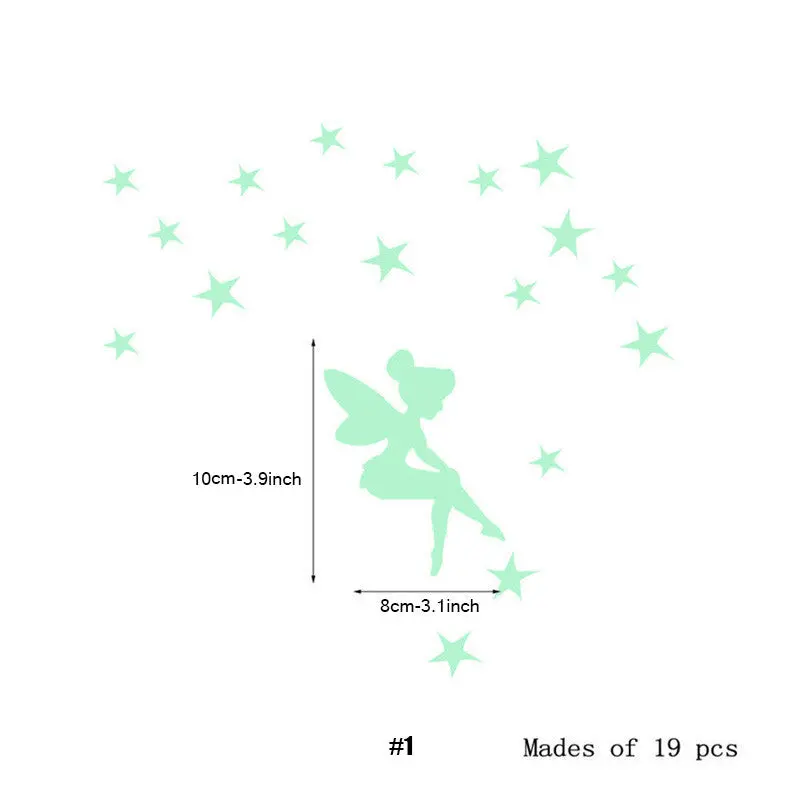 Funny Luminous Diy Cute Home Switch Wall Sticker Night Light Bedroom Fluorescent Sticker Mural Wall Decals 224859 1
