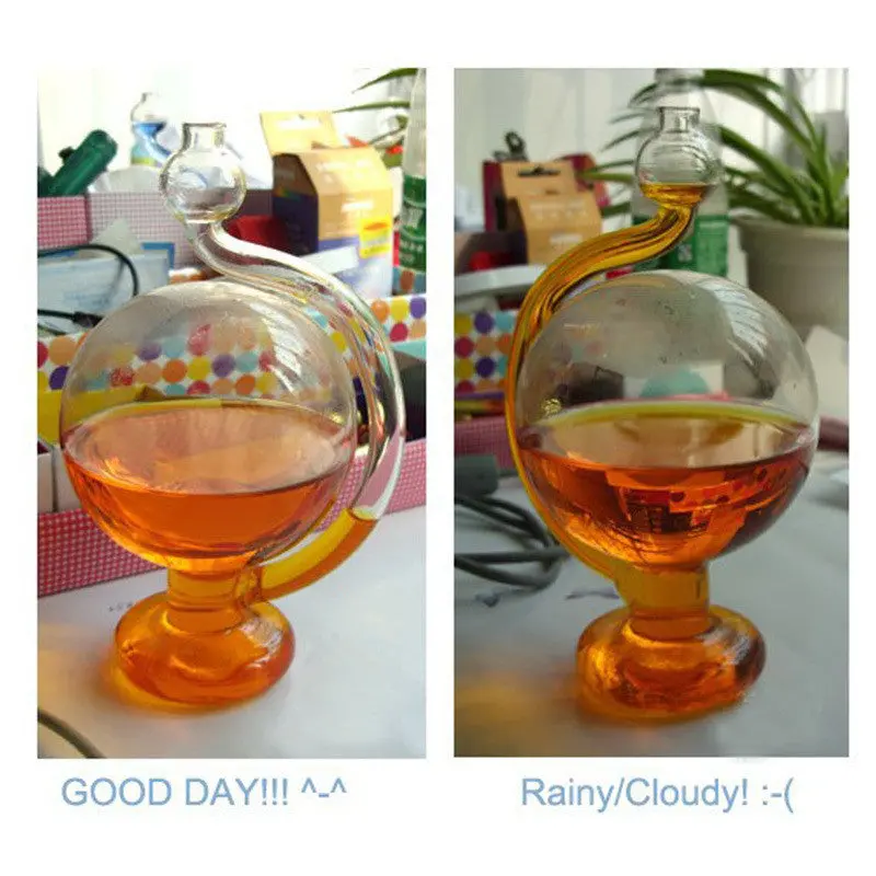 Funny Storm Glass Barometer+Weather Forecast Bottle Rain Or Shine Bottle 69820 1