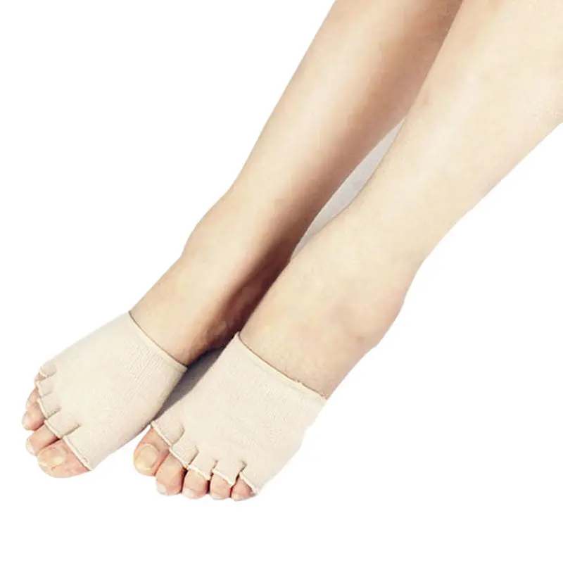 Gel-Lined Compression Toe Separating Socks Heel Pain Relief 2