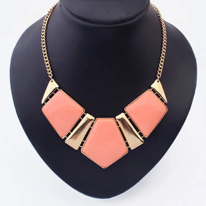 Gems Girl Necklace Vintage Statement Women Necklaces Chain Collar Popular Gifts 2