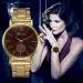 Geneva Gold Watch Women Relogio Feminino Crystal Stainless Steel Strap Analog Bracelet Dress Clock 1