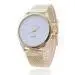 Geneva Gold Watch Women Relogio Feminino Ladies Crystal Stainless Steel Mesh Band Dress Clock 1
