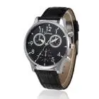 Geneva Mechanical Watch Men Top Luxury Military Relogio Masculino Retro Design Pu Leather Band Army Clock 1
