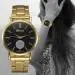 Geneva Quartz Gold Watch Women Relogio Feminino Stainless Steel Band Bracelet Clock Gift 1
