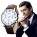 Geneva Watch Mens Top Luxury Relogio Masculino Retro Design Pu Leather Band Business Military Army Clock 1
