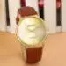 Geneva Watch Women Relogio Feminino Pu Leather Band Bracelet Gold Dress Clock Gift 1