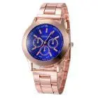 Geneva Watch Women Relogio Feminino Stainless Steel Band Quartz Wrist Dress Clock Famous Gift 3