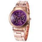 Geneva Watch Women Relogio Feminino Stainless Steel Band Quartz Wrist Dress Clock Famous Gift 8
