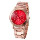 Geneva Watch Women Relogio Feminino Stainless Steel Band Quartz Wrist Dress Clock Famous Gift 9