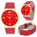 Geneva Watches Women Dress Clock Bracelet Relogio Feminino Pu Leather Analog Quartz Watch 7