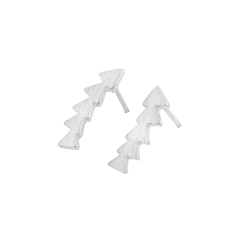 Geometric Brincos Triangle Earrings Ear Crawler Stud Earrings Party Gift 10Pcs-S117 3