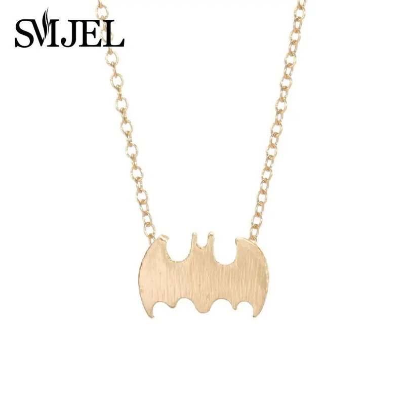 Ghost Jewelry18k Gold Plated Little Batman Necklace Tiny Animal Necklaces N046 1