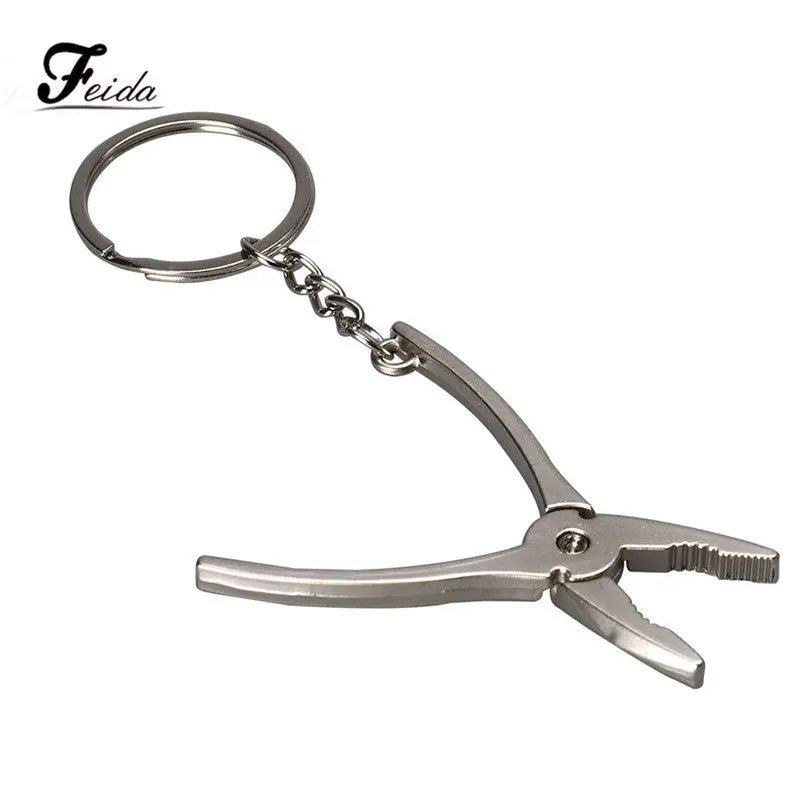 Gifts For Men Cool Metal Adjustable Creative Tool Vise Key Chain Ring Keyring Feida 2
