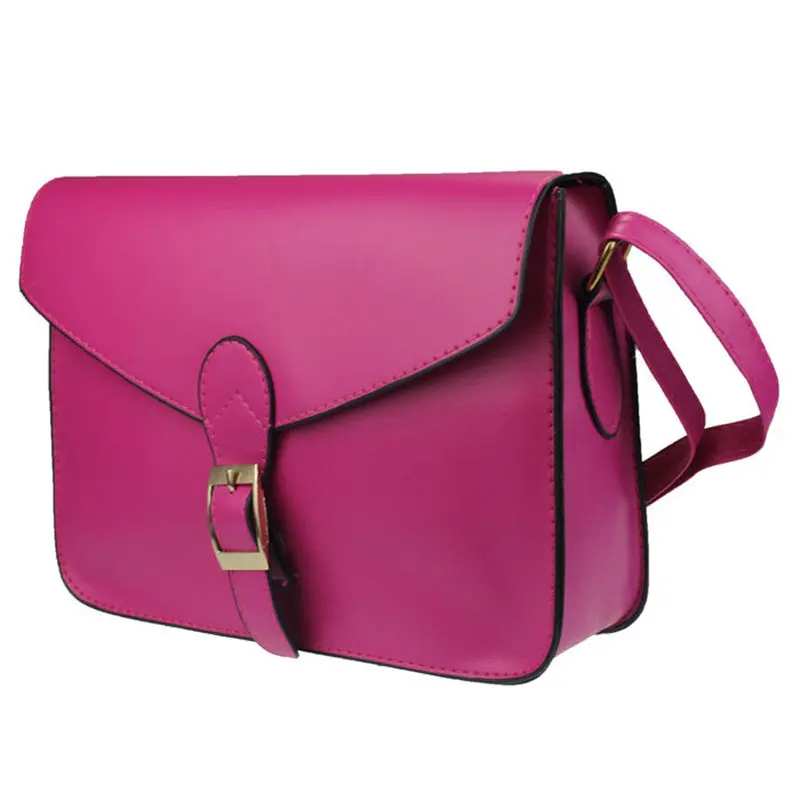 Girl Women Bag Leather Satchel Shoulder Messenger Hbag Crossbody Satchel Bolsa Feminina Bags 8