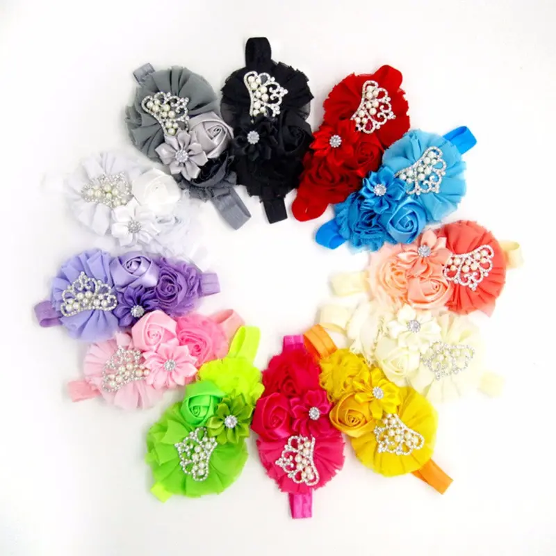 Girls Baby Headb Children Satin Headb Hair Bow B Accessories 1