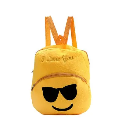 Girls Backpack Mini Backpack Cartoon Emoji Designer Backpack School Bags 1