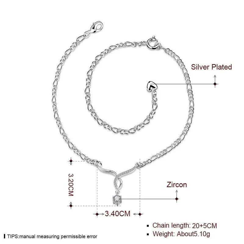 Girls Silver Plated Jewelry Seagull Sliver Anklet Bracelets Bangles Ankle On The Leg Smta 14 2