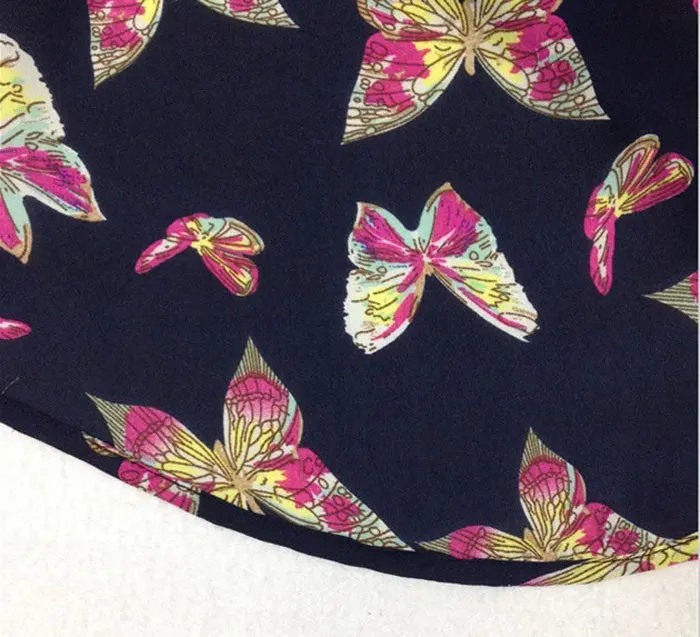 Girls Tops Women Vests Butterfly Print Sleeveless Chiffon Tank Top Casual Shirts Crew Vest S Xxxl 4