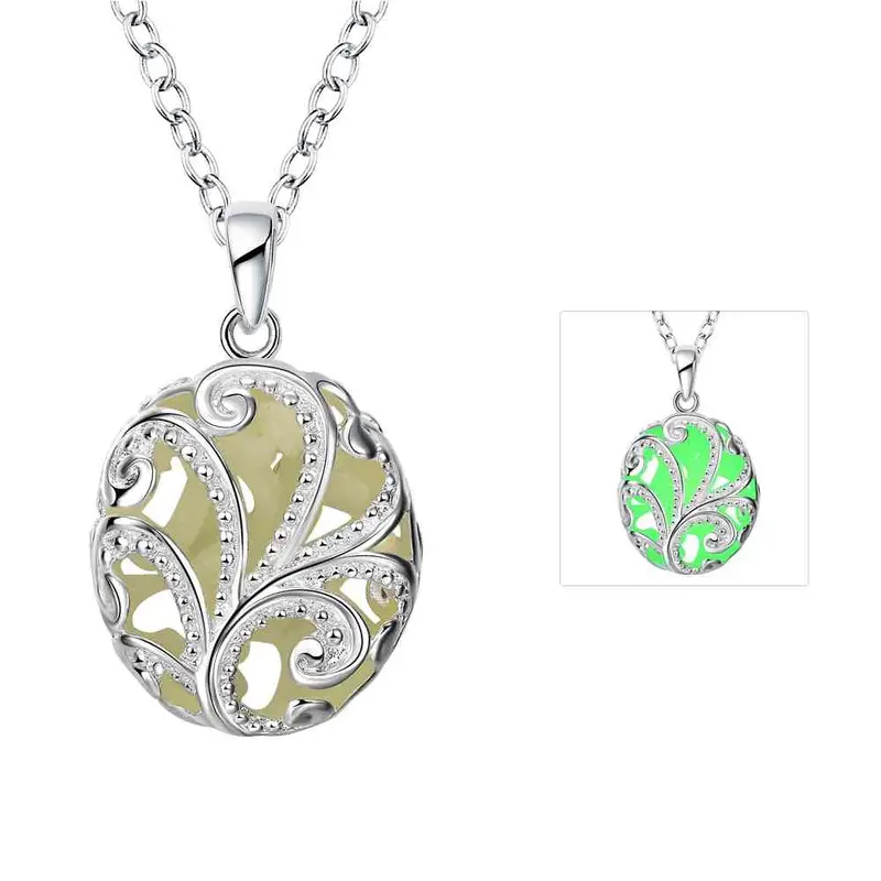 Glowing Film Necklace Hollow Branch Tattoo Choker Wedding Jewelry3 2 1