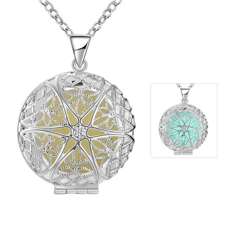 Glowing In The Dark Choker Necklace Smooth Flowers Choker Wedding Decoration312 5