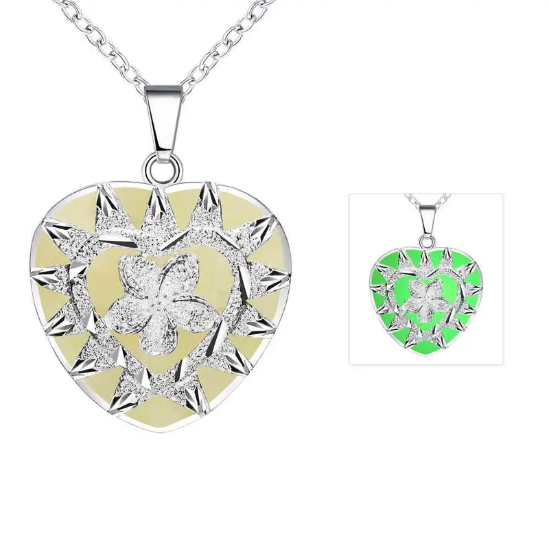 Glowing Luminous Collar Necklace Sea Flower Gargantilha3 9 1