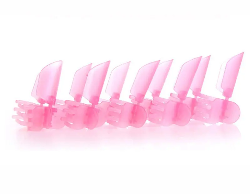 Goforward 10Pcs Manicure Finger Nail Art Design Tips Cover Polish Shield Protector Clip 2