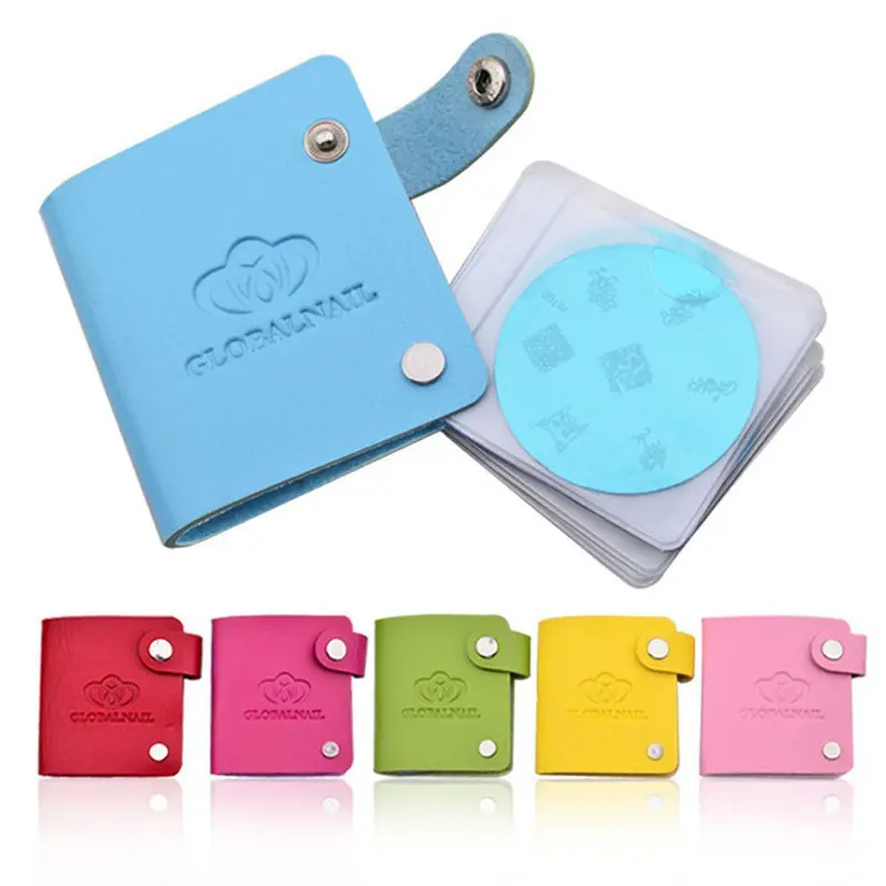 Goforward 24 Slots Stamping Nail Art Diy Image Plate Template Holder Case Organizer 1